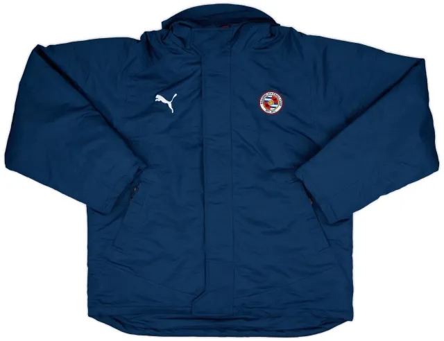 2014-15 Reading Puma Padded Bench Coat - 8/10 - (L)