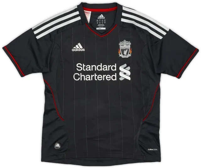 adidas 2011-12 Liverpool Away Shirt - 7/10 - (S.Boys)
