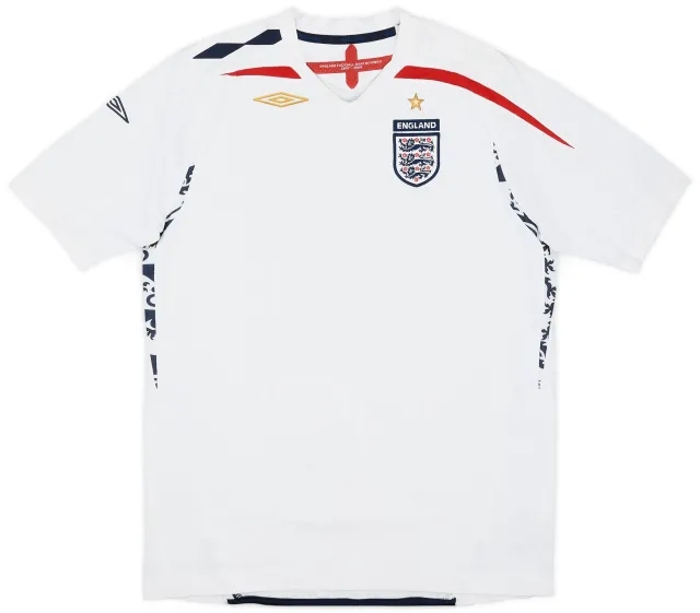 Umbro 2007-09 England Home Shirt - 9/10 - (XL.Boys)
