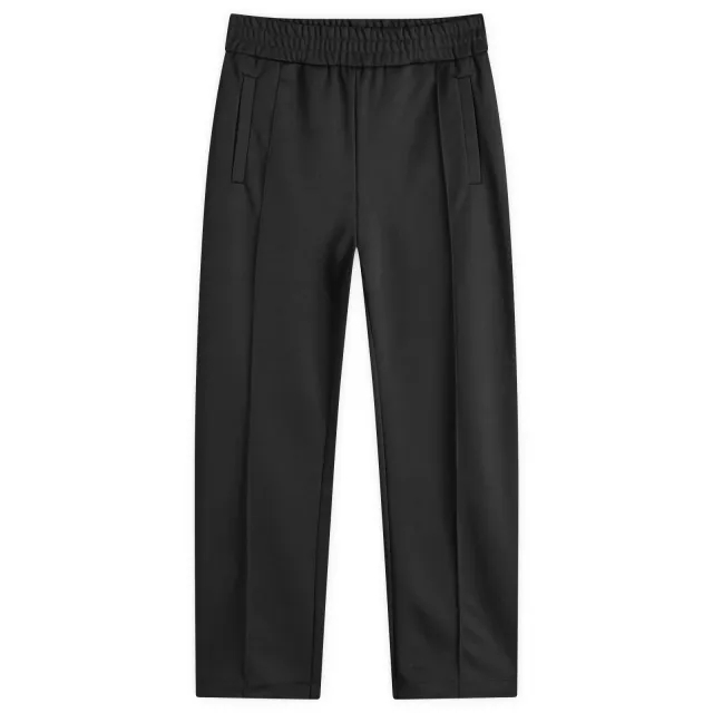 Palm Angels Men's Curved Logo Sweat Pants Black