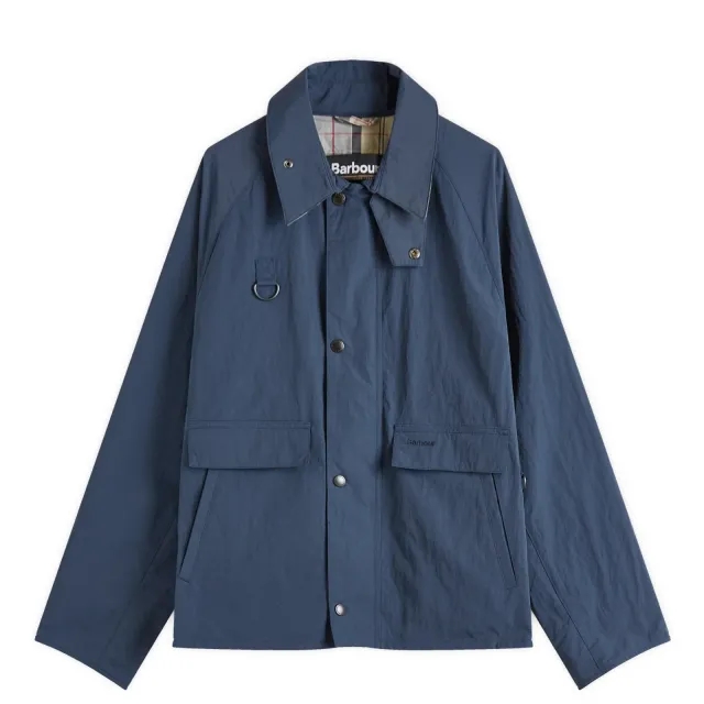 Barbour Men's OS Spey Lightweight Showerproof Jacket Navy