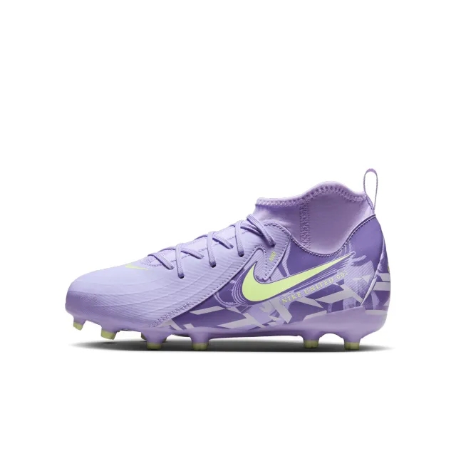 Nike United Jr. Phantom Luna 2 Academy Older Kids' FG High-Top Football Boot - Purple