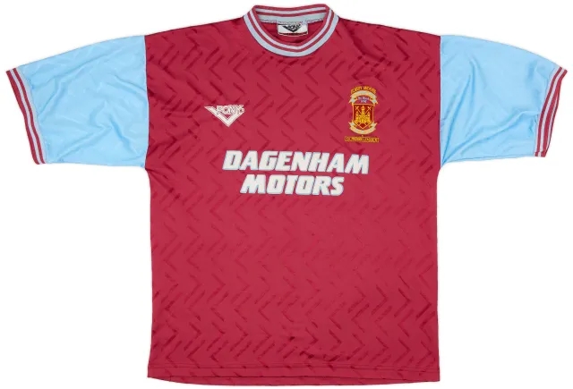 1993-95 West Ham 'Bobby Moore Memorial Match' Home Shirt - 7/10 - (XL)