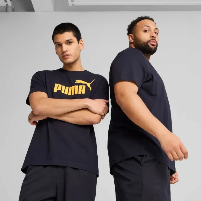 PUMA Ess No. 1 Logo T-Shirt Men, Dark Blue