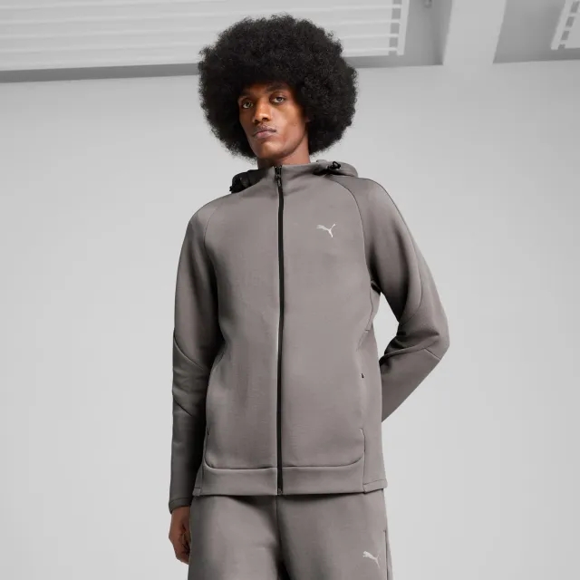 PUMA Evostripe Full-Zip Hoodie Men, Cast Iron
