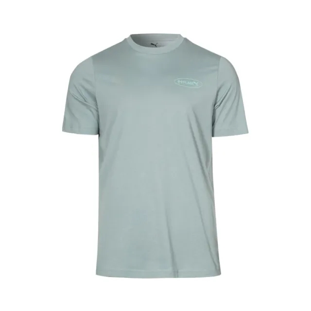 PUMA Graphics 3 Circles T-Shirt Men, Green Moon