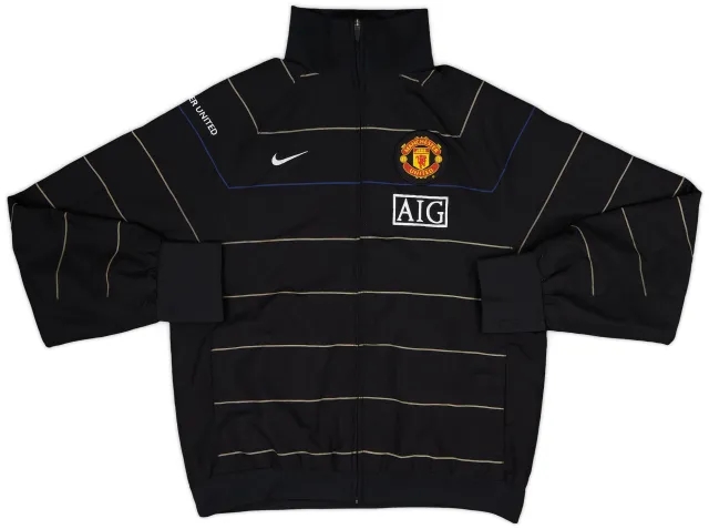2008-09 Manchester United Nike Track Jacket - 8/10 - (M)