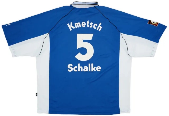 adidas 1998-99 Schalke Home Shirt Kmetsch #5 - 6/10 - (XXL)
