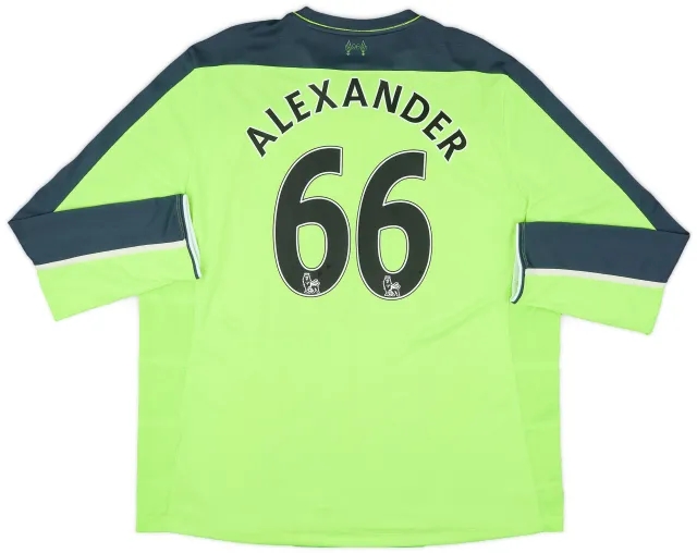 NewBalance 2016-17 Liverpool Third L/S Shirt Alexander #66 - 6/10 - (XXL)