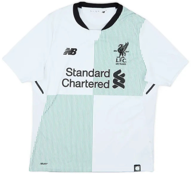 NewBalance 2017-18 Liverpool Away Shirt - 7/10 - (L.Boys)
