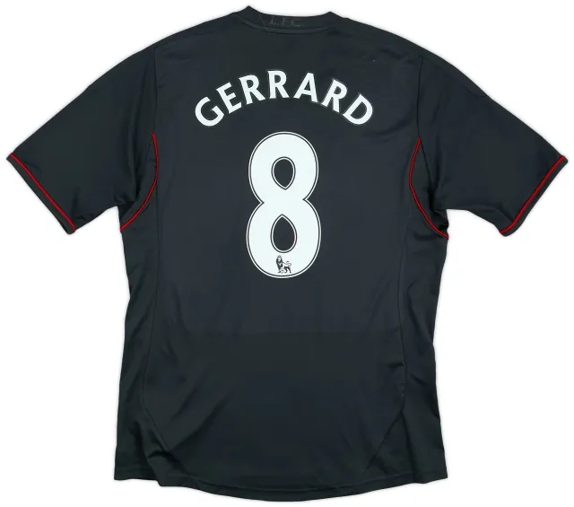 adidas 2011-12 Liverpool Away Shirt Gerrard #8 - 4/10 - (M)