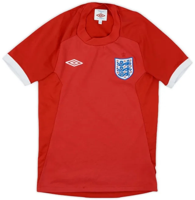 Umbro 2010-11 England Away Shirt - 8/10 - (M.Boys)