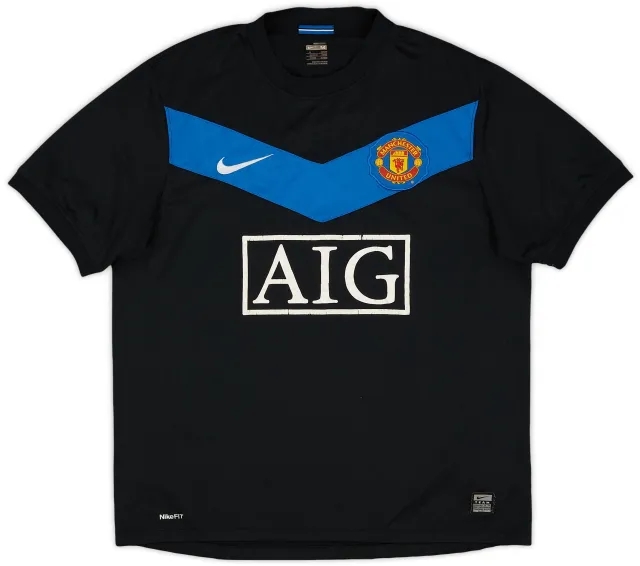 Nike 2009-10 Manchester United Away Shirt - 6/10 - (M.Boys)