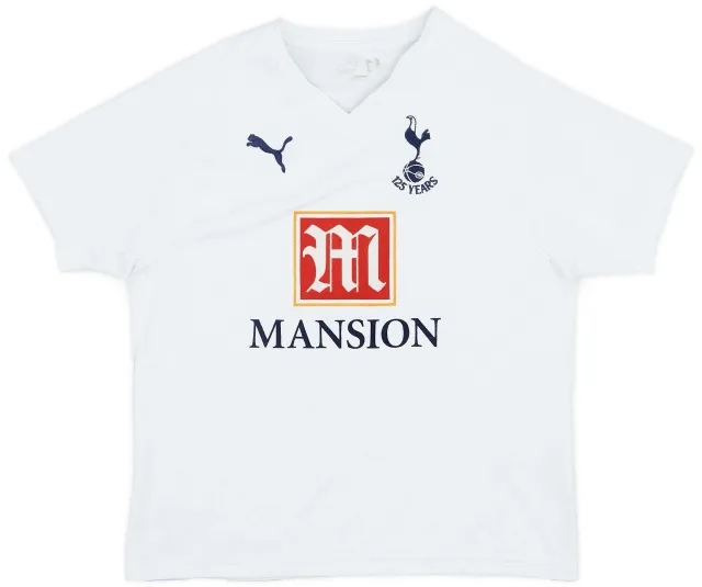 Puma 2007-08 Tottenham Home Shirt - 8/10 - (M.Boys)