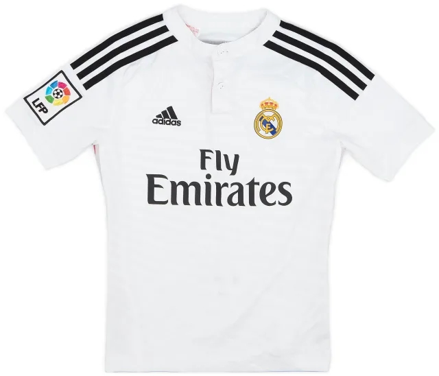 adidas 2014-15 Real Madrid Home Shirt - 7/10 - (S.Boys)