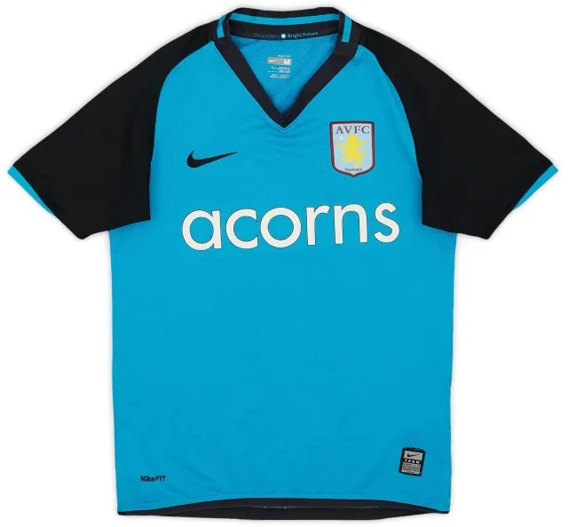 Nike 2008-09 Aston Villa Away Shirt - 7/10 - (M.Boys)