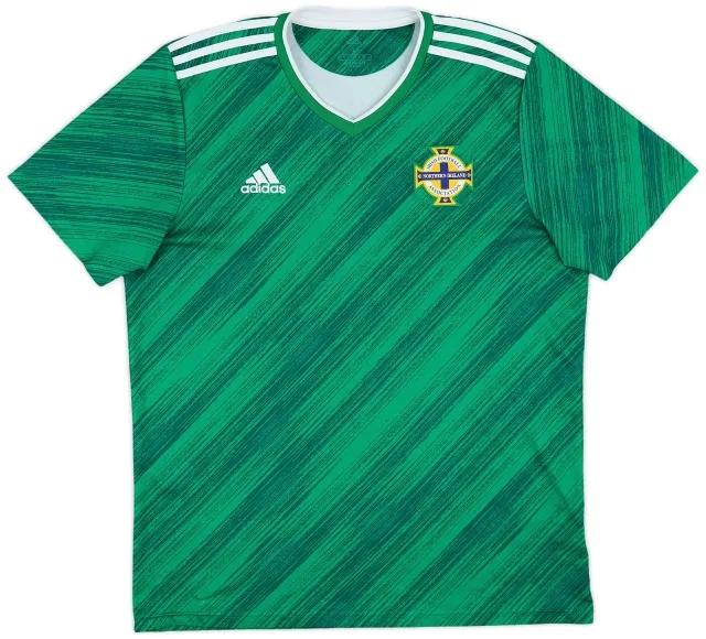 adidas 2020-22 Northern Ireland Home Shirt - 8/10 - (L)