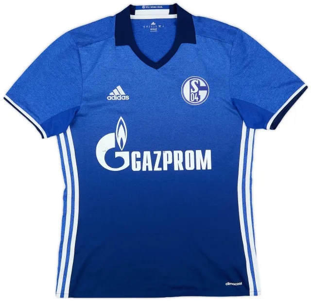 adidas 2016-18 Schalke Home Shirt - 6/10 - (S)