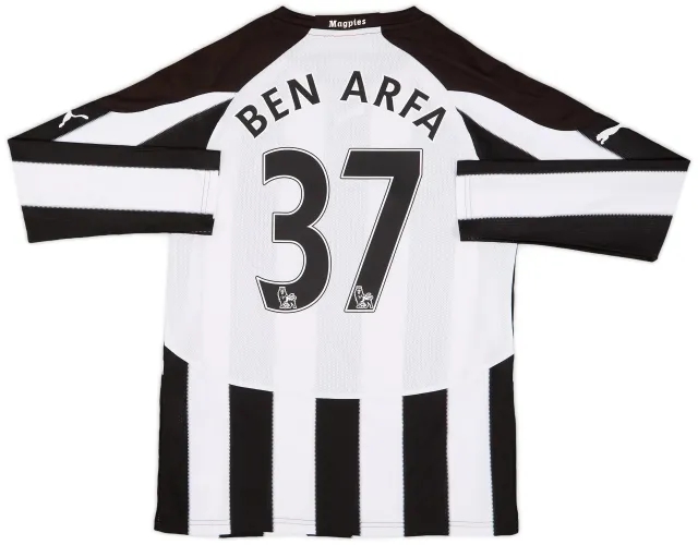 Puma 2010-11 Newcastle Home L/S Shirt Ben Arfa #37 - 6/10 - (S)