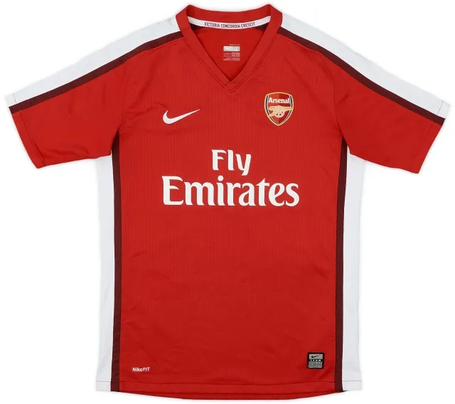 Nike 2008-10 Arsenal Home Shirt - 8/10 - (L.Boys)