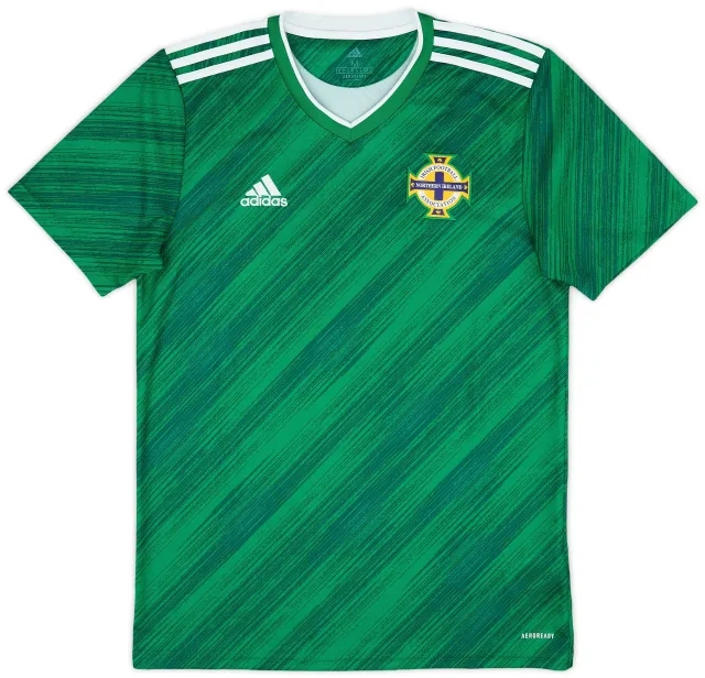 adidas 2020-22 Northern Ireland Home Shirt - 9/10 - (M)