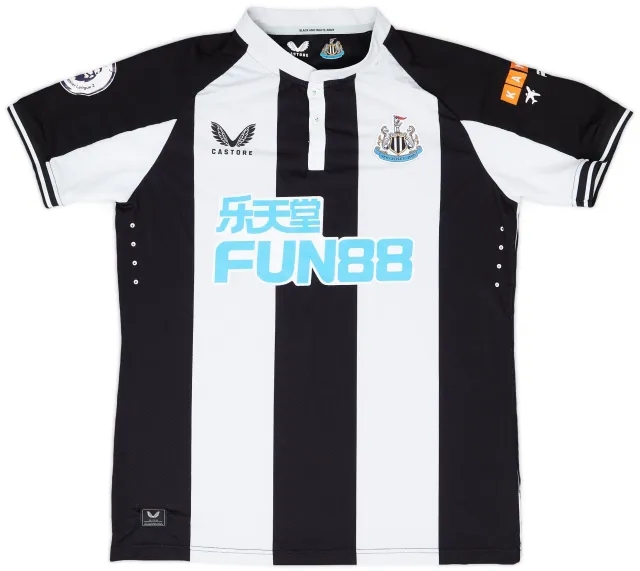 Castore 2021-22 Newcastle Match Issue Home Shirt #12