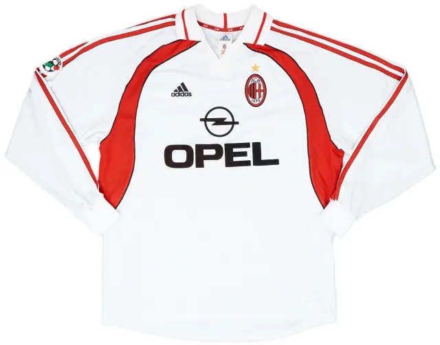 adidas 2000-02 AC Milan Match Issue Away Shirt #11