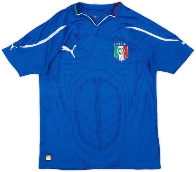 Puma 2010-12 Italy Home Shirt - 8/10 - (L.Boys)