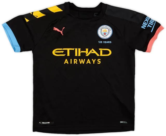 Puma 2019-20 Manchester City Away Shirt - 9/10 - (S.Boys)