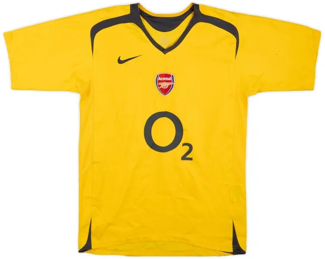 Nike 2005-06 Arsenal Away Shirt - 7/10 - (L.Boys)