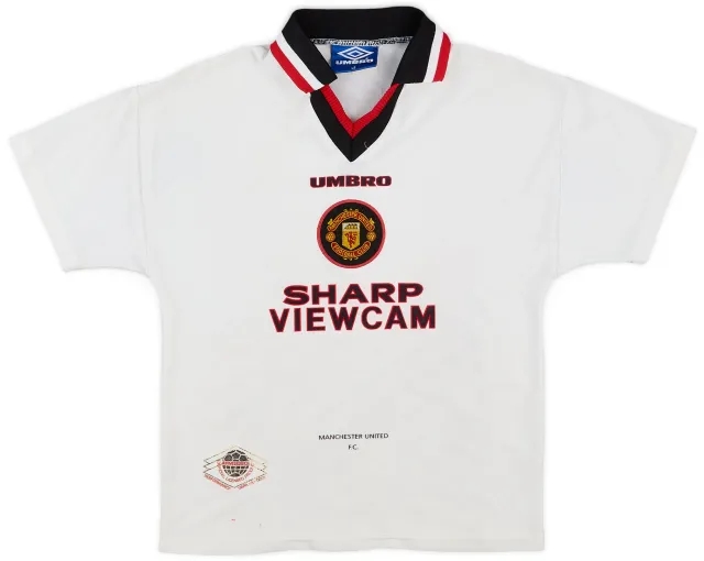 Umbro 1996-97 Manchester United Away Shirt - 5/10 - (L.Boys)