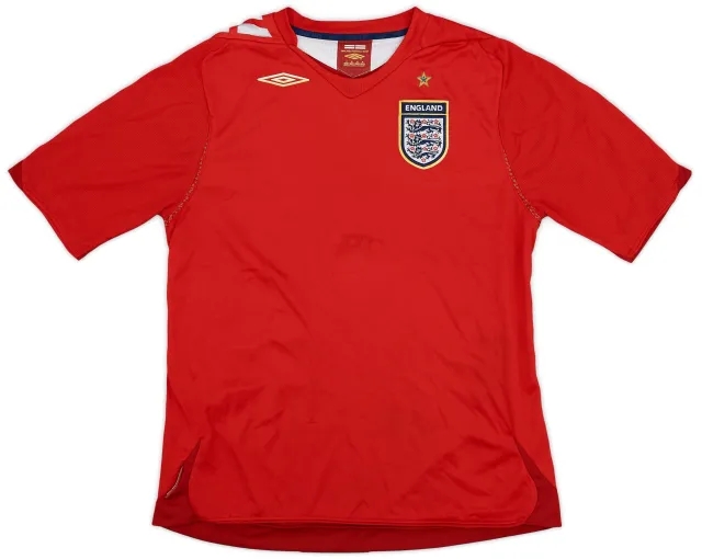 Umbro 2006-08 England Away Shirt - 6/10 - (Women's M)