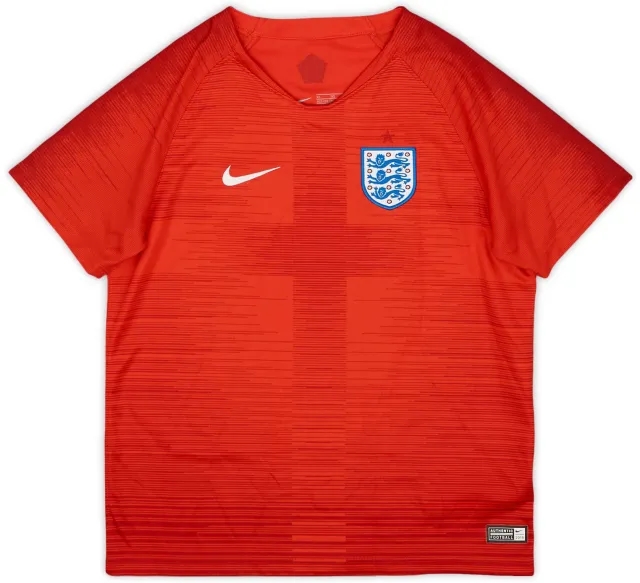 Nike 2018-19 England Away Shirt - 8/10 - (7-8 Years)