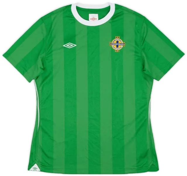 Umbro 2010-12 Northern Ireland Home Shirt - 10/10 - (Women's L)