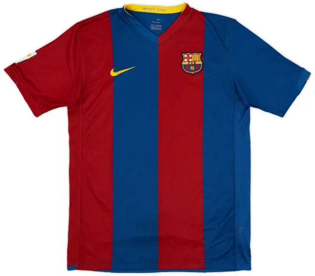 Nike 2006-07 Barcelona Home Shirt - 8/10 - (XL.Boys)