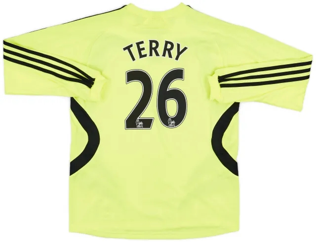 adidas 2007-08 Chelsea Away L/S Shirt Terry #26 - 8/10 - (M.Boys)