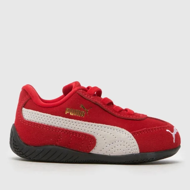 PUMA SpeedCat Sneakers Toddler, For All Time Red/White