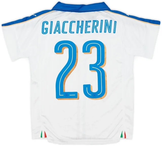 Puma 2016-17 Italy Away Shirt Giacchherini #23 - 7/10 - (M.Boys)