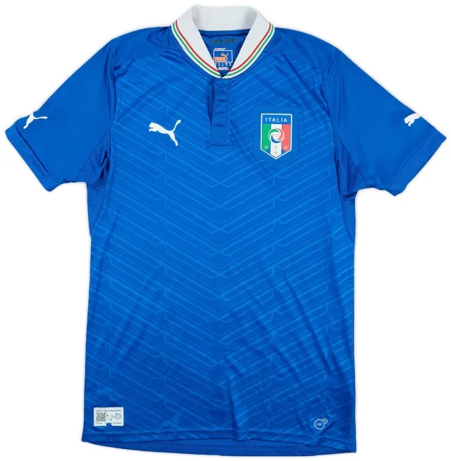 Puma 2012-13 Italy Home Shirt - 7/10 - (M)