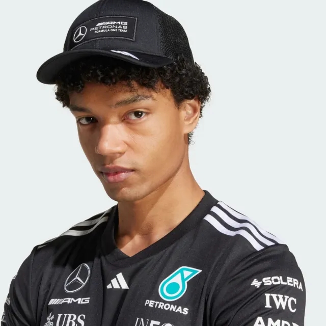 adidas MERCEDES - AMG PETRONAS FORMULA ONE TEAM SNAPBACK LOGO TRUCKER CAP