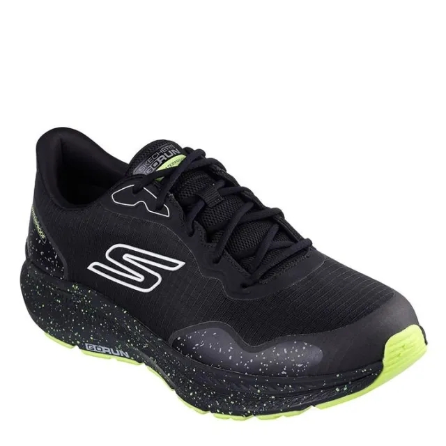 Skechers Men's GO RUN Consistent 2.0 - Piedmont Sneaker in Black/Lime