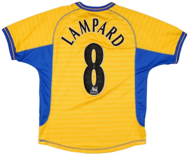 Umbro 2001-02 Chelsea Third Shirt Lampard #8 - 7/10 - (L.Boys)