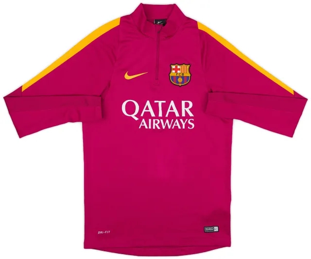 2016-17 Barcelona Nike 1/4 Zip Drill Top - 9/10 - (S)
