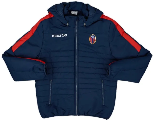2017-18 Bologna Macron Padded Bench Coat - 6/10 - (XL)