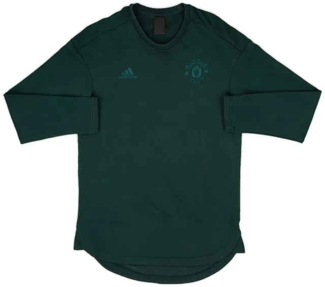 2017-18 Manchester United adidas Sweat Top - 9/10 - (M)