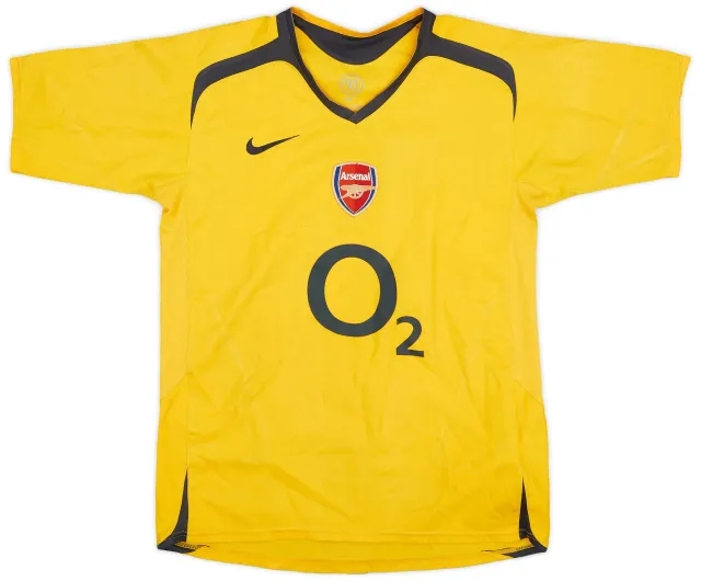 Nike 2005-06 Arsenal Away Shirt - 7/10 - (L.Boys)