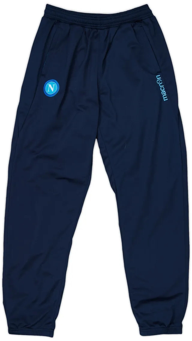 2012-13 Napoli Macron Track Pants/Bottoms - 8/10 - (XL.Boys)