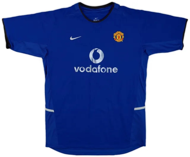 Nike 2002-03 Manchester United Third Shirt - 9/10 - (XL.Boys)