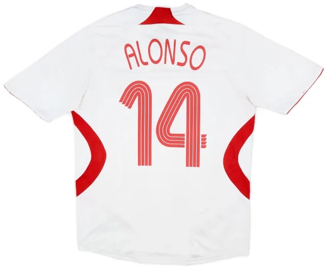 adidas 2007-08 Liverpool Away Shirt Alonso #14 - 5/10 - (M)