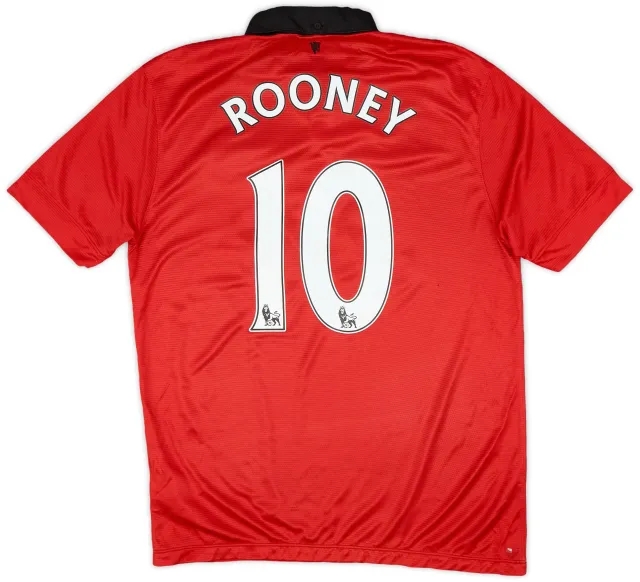 Nike 2013-14 Manchester United Home Shirt Rooney #10 - 5/10 - (L)
